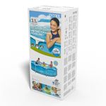 Casa si Gradina - Gradina si terasa - Piscine si accesorii - Piscine - Piscina rotunda cu cadru metalic Beachside Metal Frame Intex 28208NP, 305x76 cm, cu pompa filtrare - Infinity.ro