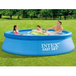 Casa si Gradina - Gradina si terasa - Piscine si accesorii - Piscine - Piscina gonflabila Intex, 306x76 cm, 3.900 litri, cu pompa de filtare, Easy Set 28122NP - Infinity.ro
