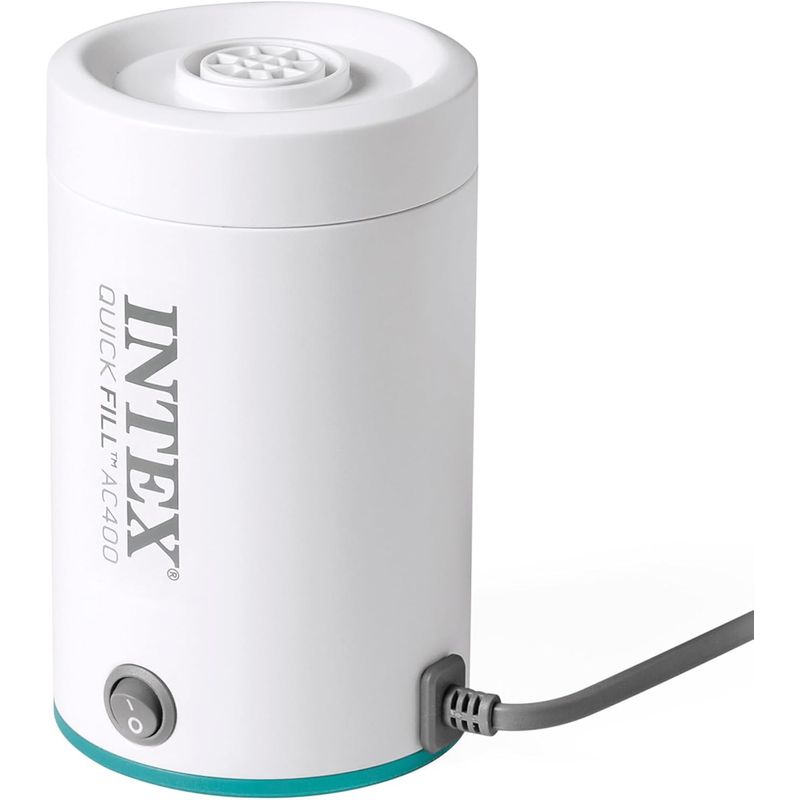 Casa si Gradina - Gradina si terasa - Piscine si accesorii - Accesorii piscine - Pompa electrica Intex 66646 QuickFill AC400, umflare si dezumflare, 400 L/min, alimentare priza - Infinity.ro