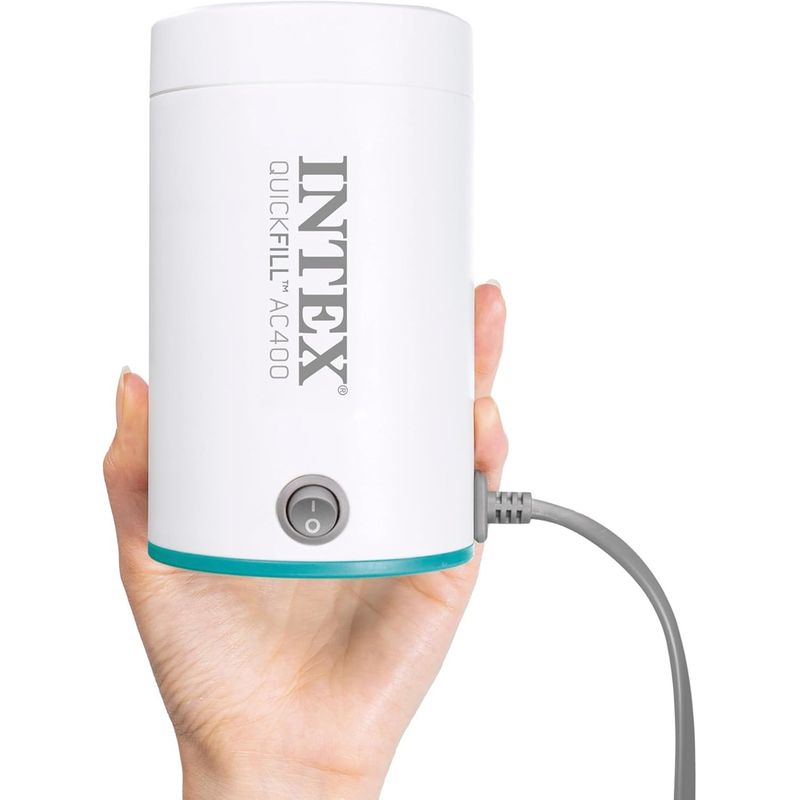 Casa si Gradina - Gradina si terasa - Piscine si accesorii - Accesorii piscine - Pompa electrica Intex 66646 QuickFill AC400, umflare si dezumflare, 400 L/min, alimentare priza - Infinity.ro
