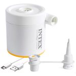 Casa si Gradina - Gradina si terasa - Piscine si accesorii - Accesorii piscine - Pompa electrica Intex 66616 QuickFill USB150, USB, umflare si dezumflare, 150 L/min, alimentare USB - Infinity.ro