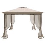 Casa si Gradina - Gradina si terasa - Umbrele si pavilioane - Pavilioane - Pavilion gradina pop-up 300x300 cm cu 4 pereti plasa tantari, PE 110g/m2 impermeabil, copertina suplimentara, inaltime - Infinity.ro