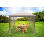 Casa si Gradina - Gradina si terasa - Umbrele si pavilioane - Pavilioane - Pavilion gradina pop-up 300x300 cm cu 4 pereti plasa tantari, PE 110g/m2 impermeabil, copertina suplimentara, inaltime - Infinity.ro