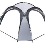 Casa si Gradina - Gradina si terasa - Umbrele si pavilioane - Pavilioane - Pavilion gradina 350x350x230 cm, structura fibra de sticla, acoperis poliester impermeabil, gri cu alb - Infinity.ro
