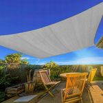 Casa si Gradina - Gradina si terasa - Umbrele si pavilioane - Umbrele - Prelata solara patrata 400x400 cm, impermeabila, protectie UV, poliester 180g/mp, gri - Infinity.ro