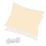Casa si Gradina - Gradina si terasa - Umbrele si pavilioane - Umbrele - Prelata umbrire 4x4 m pentru terasa sau balcon, impermeabila, protectie UV, crem - Infinity.ro