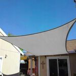 Casa si Gradina - Gradina si terasa - Umbrele si pavilioane - Umbrele - Prelata solara patrata 300x300 cm, impermeabila, protectie UV, poliester 180g/mp, gri - Infinity.ro