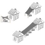 Casa si Gradina - Gradina si terasa - Umbrele si pavilioane - Umbrele - Prelata umbrire 4x4 m pentru terasa sau balcon, impermeabila, protectie UV, crem - Infinity.ro