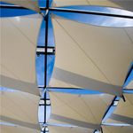 Casa si Gradina - Gradina si terasa - Umbrele si pavilioane - Umbrele - Prelata umbrire 4x4 m pentru terasa sau balcon, impermeabila, protectie UV, crem - Infinity.ro