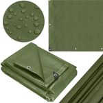 Casa si Gradina - Gradina si terasa - Umbrele si pavilioane - Umbrele - Prelata din polietilena impermeabila laminata, 120g/m2, 2x3m, verde - Infinity.ro