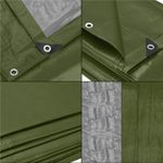 Casa si Gradina - Gradina si terasa - Umbrele si pavilioane - Umbrele - Prelata din polietilena impermeabila laminata, 120g/m2, 2x3m, verde - Infinity.ro