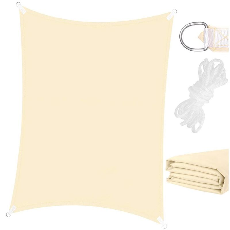 Casa si Gradina - Gradina si terasa - Umbrele si pavilioane - Umbrele - Prelata umbrire 3x2 m pentru terasa sau balcon, impermeabila, protectie UV, crem - Infinity.ro
