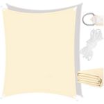 Casa si Gradina - Gradina si terasa - Umbrele si pavilioane - Umbrele - Prelata umbrire 3x2 m pentru terasa sau balcon, impermeabila, protectie UV, crem - Infinity.ro