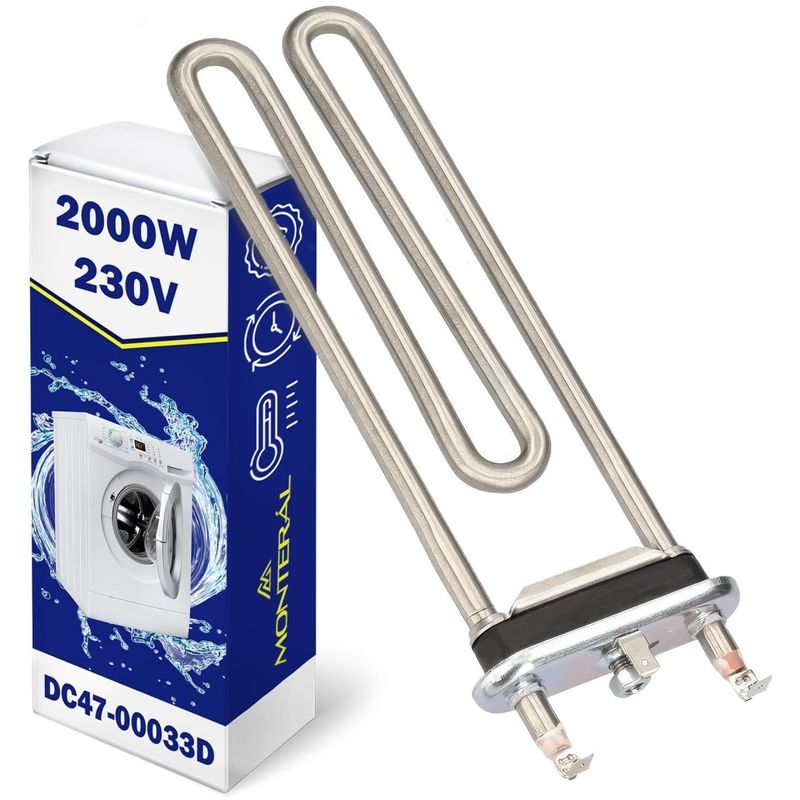 Electronice si Electrocasnice - Masini si uscatoare de rufe - Accesorii masini de spalat si uscatoare - Rezistenta masina de spalat Samsung 2000W DC47-00033D su senzor NTC compatibila - Infinity.ro