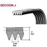 Electronice si Electrocasnice - Masini si uscatoare de rufe - Accesorii masini de spalat si uscatoare - Curea 1242J3EL masina de spalat compatibila - Infinity.ro