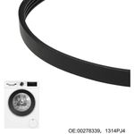 Electronice si Electrocasnice - Masini si uscatoare de rufe - Accesorii masini de spalat si uscatoare - Curea poly-v 1314 j4 pentru masina de spalat rufe Bosch 00278339 compatibila - Infinity.ro