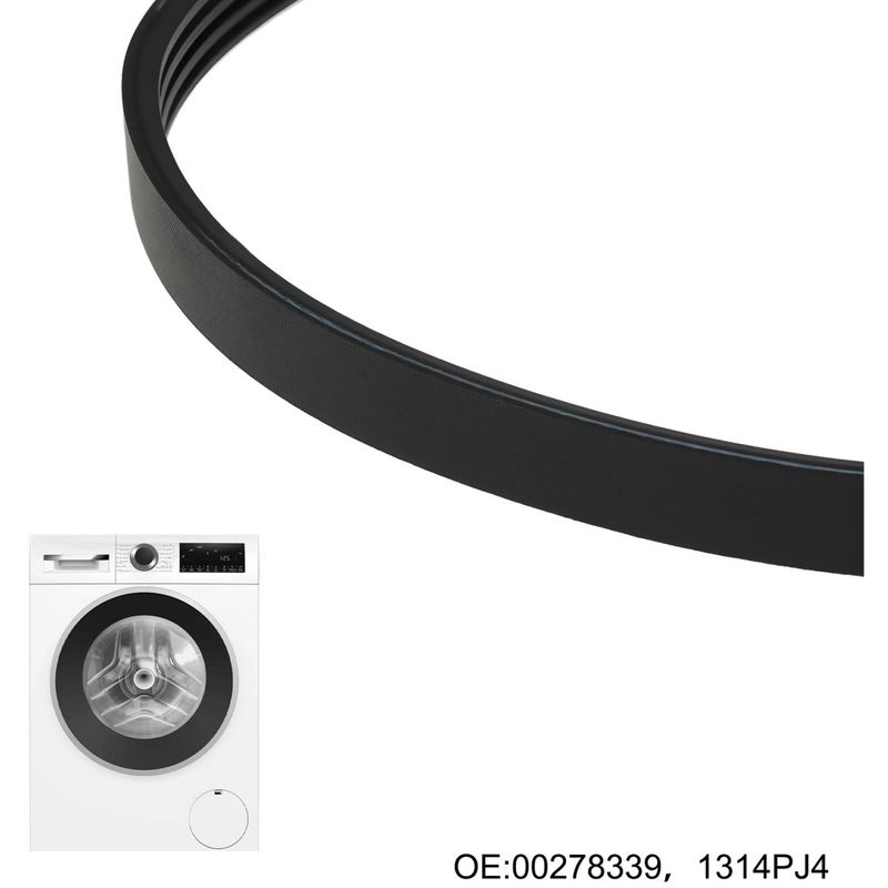 Electronice si Electrocasnice - Masini si uscatoare de rufe - Accesorii masini de spalat si uscatoare - Curea poly-v 1314 j4 pentru masina de spalat rufe Bosch 00278339 compatibila - Infinity.ro