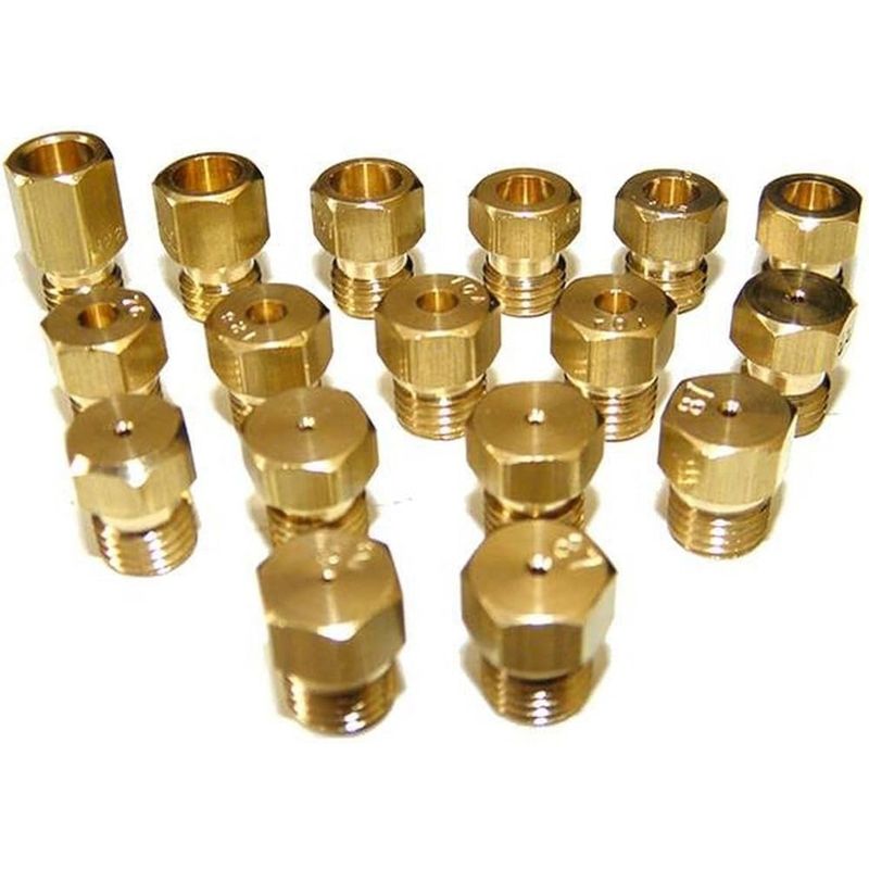 Electronice si Electrocasnice - Aragazuri, cuptoare si hote - Accesorii aragazuri, cuptoare si hote - Accesorii cuptoare si plite - Set duze aragaz gaz natural/butan/gpl C00254296 Whirlpool 482000030369 original - Infinity.ro