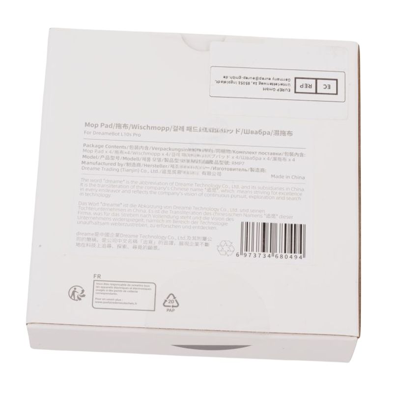 Electronice si Electrocasnice - Ingrijirea locuintei - Accesorii aparate pentru ingrijirea locuintei - Laveta mop pad pentru aspirator robot Dreame L10s Pro Ultra Gen2 Prime - L20 Ultra - X40 Ulta - Infinity.ro