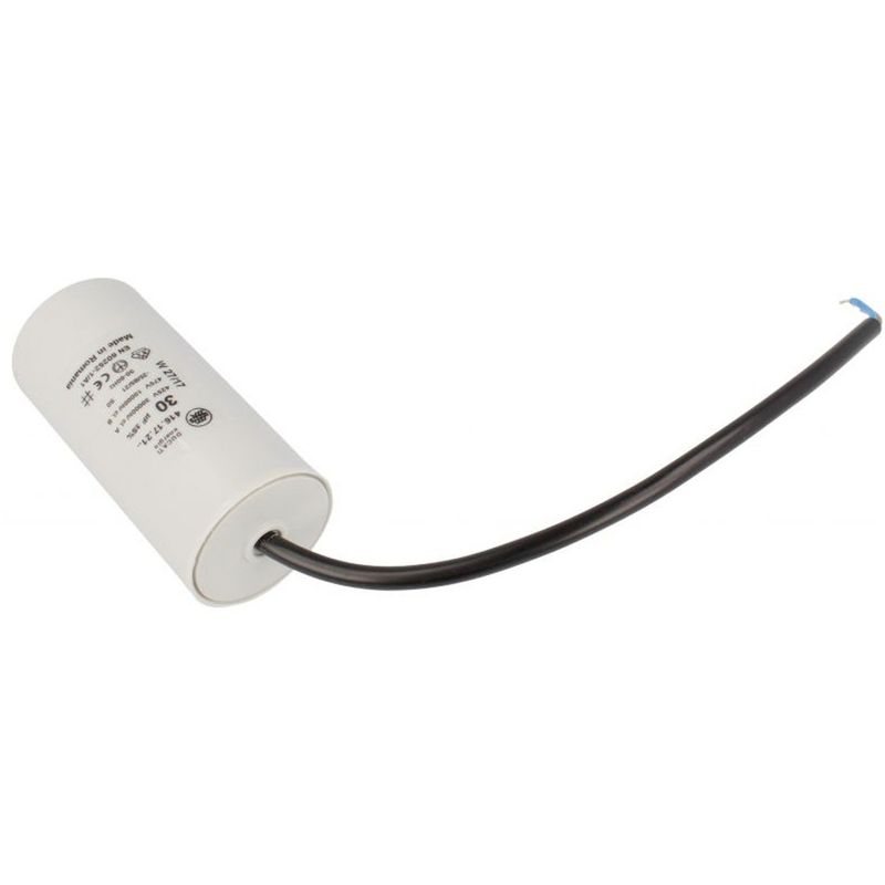 Electronice si Electrocasnice - Masini si uscatoare de rufe - Accesorii masini de spalat si uscatoare - Condensator de pornire motor cu cablu 30uF / 450V, Ducati 416172114 - Infinity.ro