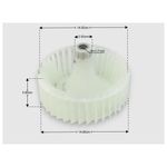 Electronice si Electrocasnice - Masini si uscatoare de rufe - Accesorii masini de spalat si uscatoare - Turbina ventilator uscator Samsung DC93-00873A Original - Infinity.ro