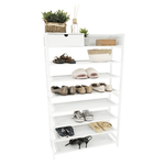 Casa si Gradina - Mobilier - Organizare si depozitare - Organizator incaltaminte - Suport pentru pantofi, 7 polite, alba, KATLEY - Infinity.ro