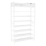Casa si Gradina - Mobilier - Organizare si depozitare - Organizator incaltaminte - Suport pentru pantofi, 7 polite, alba, KATLEY - Infinity.ro