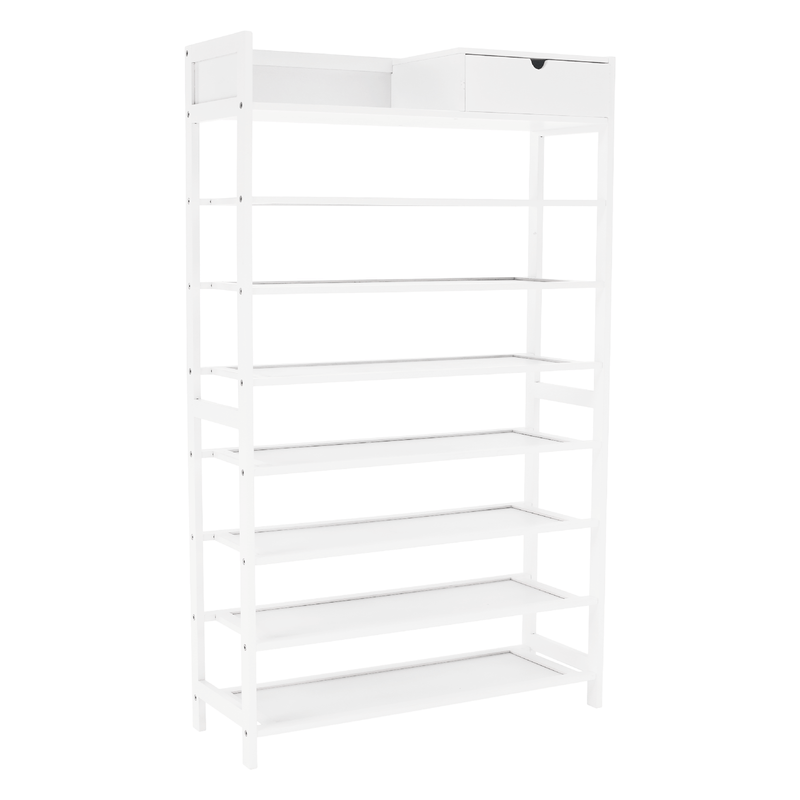 Casa si Gradina - Mobilier - Organizare si depozitare - Organizator incaltaminte - Suport pentru pantofi, 7 polite, alba, KATLEY - Infinity.ro