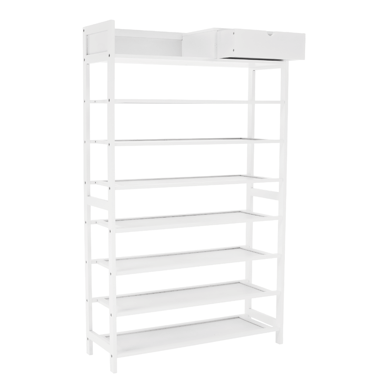 Casa si Gradina - Mobilier - Organizare si depozitare - Organizator incaltaminte - Suport pentru pantofi, 7 polite, alba, KATLEY - Infinity.ro