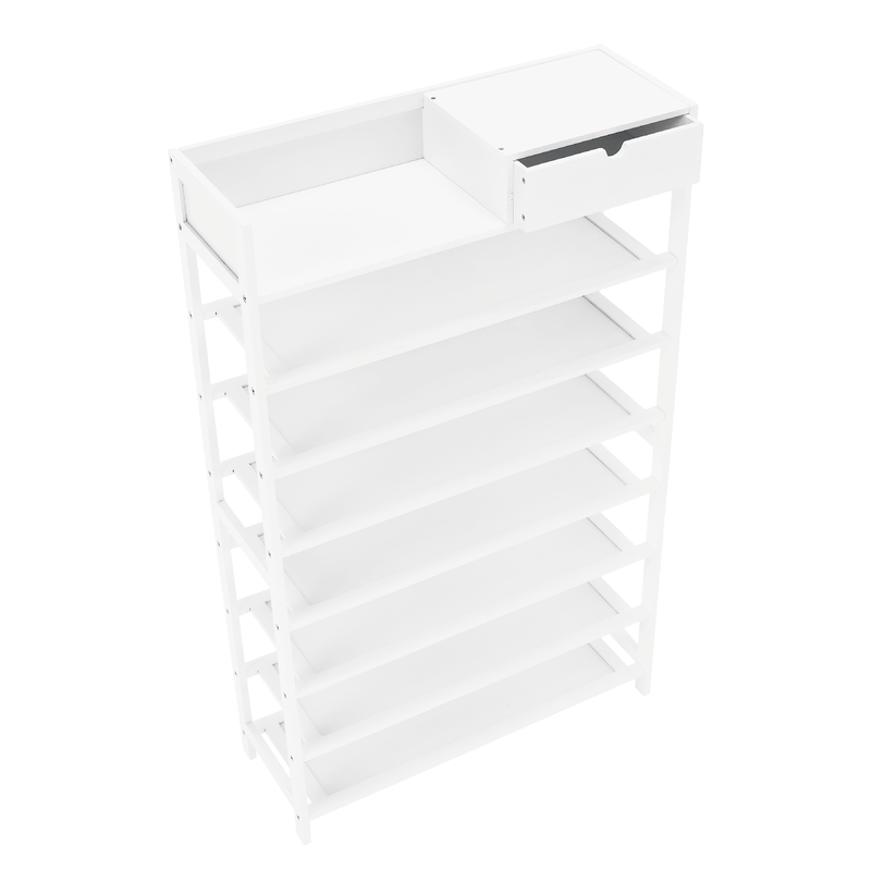 Casa si Gradina - Mobilier - Organizare si depozitare - Organizator incaltaminte - Suport pentru pantofi, 7 polite, alba, KATLEY - Infinity.ro