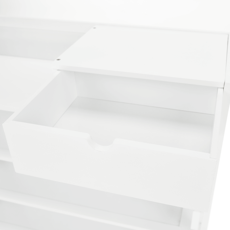 Casa si Gradina - Mobilier - Organizare si depozitare - Organizator incaltaminte - Suport pentru pantofi, 7 polite, alba, KATLEY - Infinity.ro