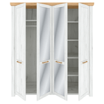 Casa si Gradina - Mobilier - Dulapuri si sifoniere - Dulapuri - Dulap cu spatiu pt. umerase Q, stejar craft auriu / stejar craft alb, SUDBURY - Infinity.ro