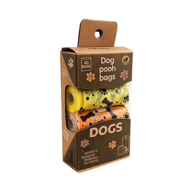 Petshop - Ingrijire si Igiena - Litiere si accesorii - Accesorii litiere - Set 4 saci igienici, 80 de pungute, pentru caini, Pets Collection - Infinity.ro