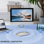 PC, gaming si accesorii - Periferice PC - Mouse - Mouse Wireless Reincarcabil QOVA®, Dual Mode Bluetooth 5.1 + 2.4GHz, Reincarcabil USB-C, Click Silentios, DPI Reglabil - Infinity.ro
