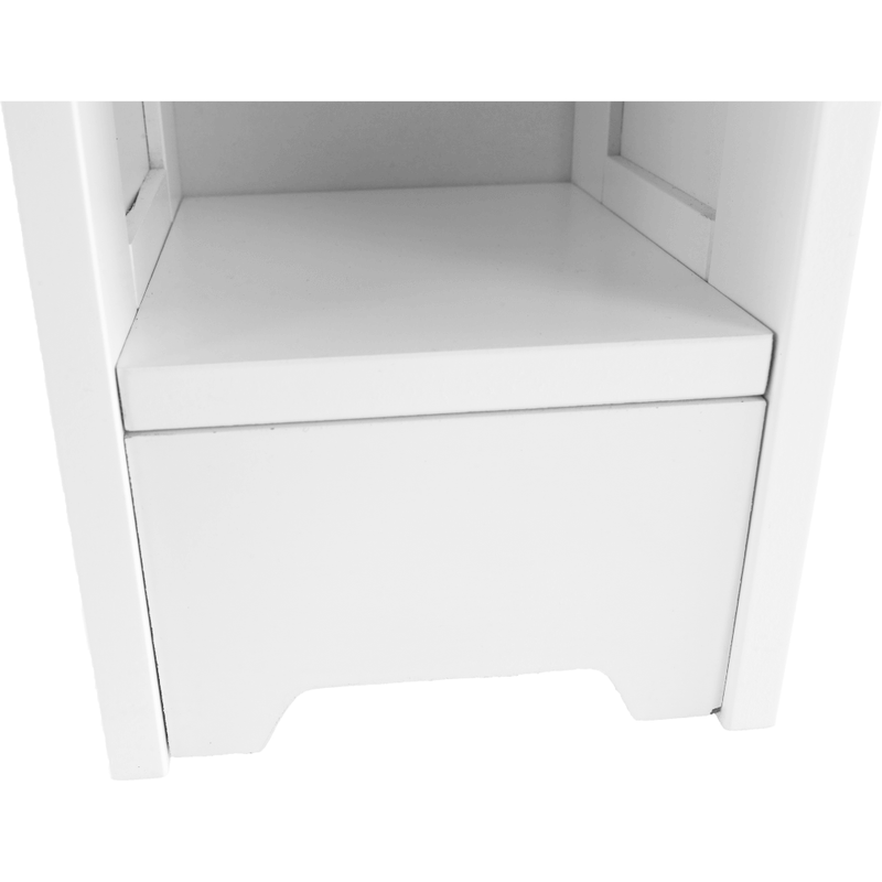 Casa si Gradina - Mobilier - Biblioteci si rafturi - Etajere - Etajera ingusta, alb, ATENE TYPUL 6 - Infinity.ro