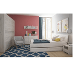Casa si Gradina - Mobilier - Seturi de mobilier - Seturi dormitor - Set dormitor, (dulap, pat 160x200, 2x noptiera), alb craft, ANGEL - Infinity.ro