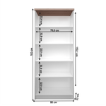 Casa si Gradina - Mobilier - Biblioteci si rafturi - Etajere - Etajera inalta, alb/stejar sonoma, TOPTY TYP 06 - Infinity.ro
