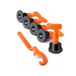 Casa si Gradina - Constructii - Gresie si faianta - Accesorii gresie si faianta - Sistem de nivelare gresie reutilizabile, pene, cleme cu 102 de elemente KD10771 Kraftdele - Infinity.ro