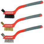 Casa si Gradina - Constructii - Scule electrice si accesorii - Accesorii polizare si slefuire - Set de 3 perii de sarma, otel inox, alama, nylon V05285 - Infinity.ro