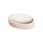 Casa si Gradina - Sanitare - Suporturi si accesorii baie - Accesorii baie - Suport sapun baie, savoniera rasina bej mat, suport sapun solid, accesoriu baie modern - Infinity.ro