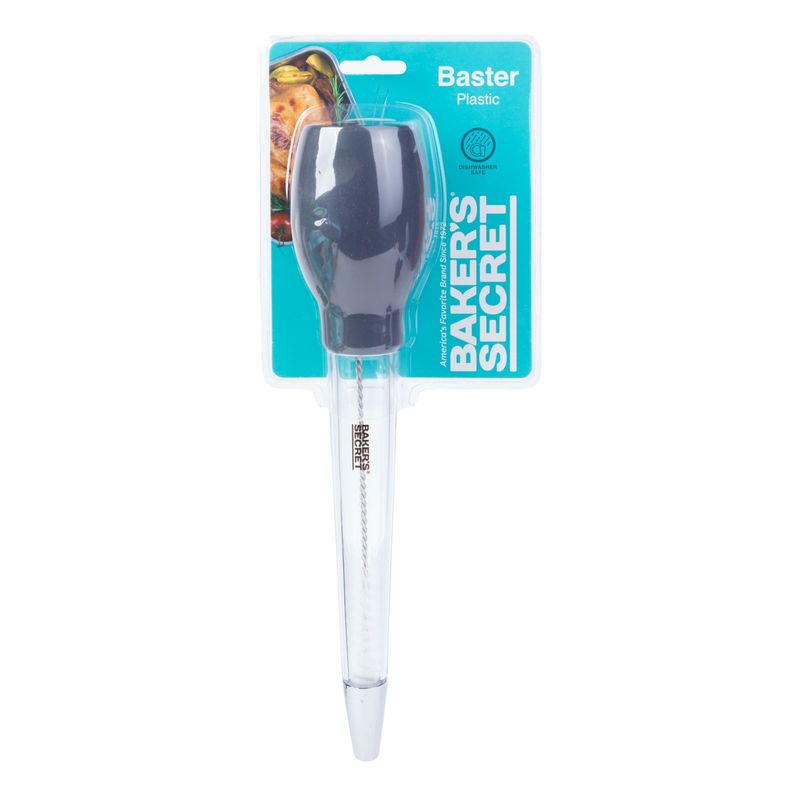 Casa si Gradina - Gradina si terasa - Gratare si accesorii - Accesorii gratare - Pipeta marinare pentru gratar, 29 cm, plastic transparent/gri, usor de curatat - Infinity.ro