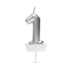 Casa si Gradina - Decoratiuni - Decoratiuni petrecere - Accesorii pentru petrecere - Lumanare tort, dimensiune 6x3 cm, numar 1 - Infinity.ro