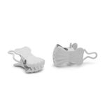 Casa si Gradina - Textile si covoare - Perdele si draperii - Accesorii perdele si draperii - Cleme decorative perdea, albe, set 10 bucati, carlige metal - Infinity.ro