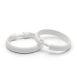 Casa si Gradina - Textile si covoare - Perdele si draperii - Accesorii perdele si draperii - Inele perdea dus, 5 cm, set 10 bucati, suport plastic - Infinity.ro