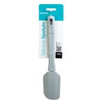 Casa si Gradina - Bucatarie si vesela - Ustensile bucatarie - Pensule, spatule si teluri bucatarie - Spatula silicon bucatarie 25 cm, rezistenta la caldura, pentru gatit si coacere, flexibila, gri - Infinity.ro