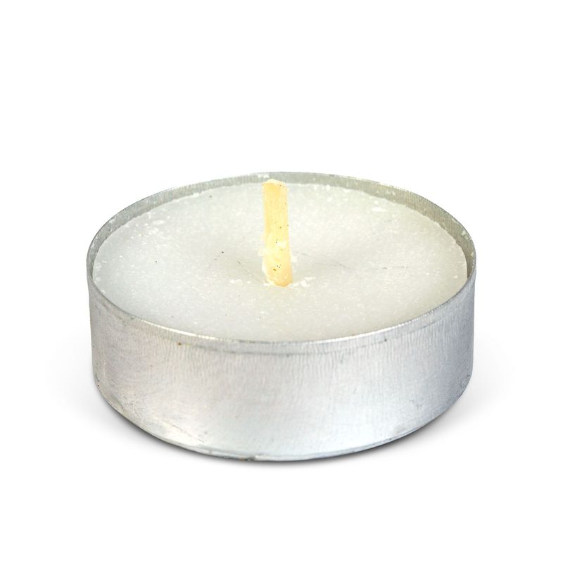 Casa si Gradina - Decoratiuni - Aromaterapie si lumanari - Lumanari si candele - Set 20 Lumanari Tip Pastila Tealight Albe, Ø37 mm, Fara Parfum - Infinity.ro