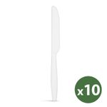 Casa si Gradina - Decoratiuni - Decoratiuni petrecere - Vesela pentru petrecere - Set cutite biodegradabile 10 buc, compostabile, PLA, eco, picnic, catering - Infinity.ro