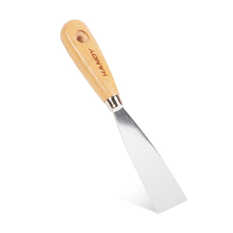 Casa si Gradina - Constructii - Vopsea si tencuieli - Unelte de vopsit si tencuit - Spatula pentru Vopsit cu Lama din Otel Inoxidabil si Maner din Lemn, 40 mm - Infinity.ro