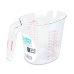Casa si Gradina - Bucatarie si vesela - Ustensile bucatarie - Ustensile de masurat de bucatarie - Cana gradata Baker's Secret 1000 ml plastic transparent, recipient masurare cu gradatii ml oz cup - Infinity.ro