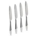 Casa si Gradina - Bucatarie si vesela - Vesela si tacamuri - Tacamuri si seturi - Set 4 cutite masa inox, 21.5 cm, design elegant, otel inoxidabil - Infinity.ro